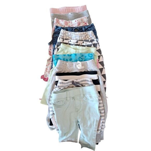 Baby Girl Clothing Lot 3-6 Months 40 + Rompers Swimsuits One Piece Pants Etc - Picture 2 of 10